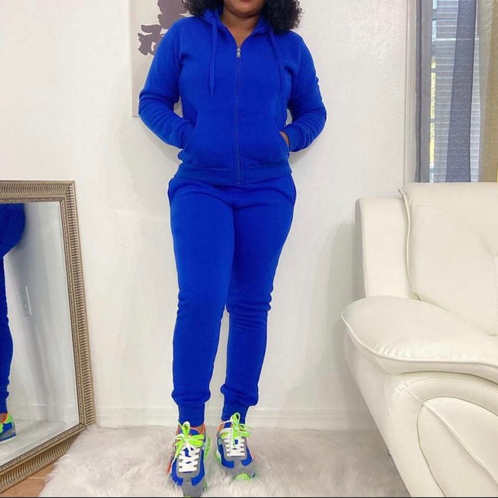 Royal blue jogging set